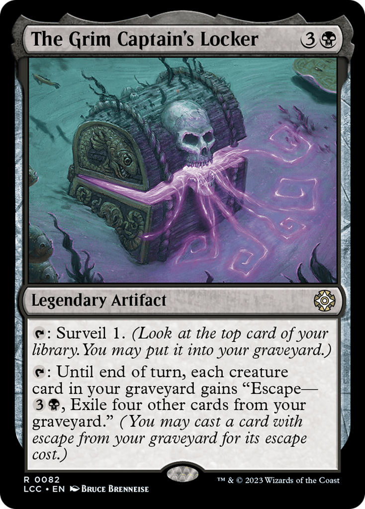 mtg escape cards The Grim Captain's Locker [The Lost Caverns of Ixalan Commander]