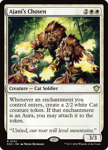 Ajani's Chosen [Secrets of Strixhaven Commander]