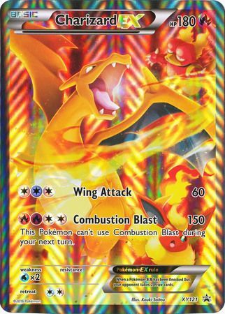jumbo pokemon card charizard Pokemon Charizard EX - 11/106