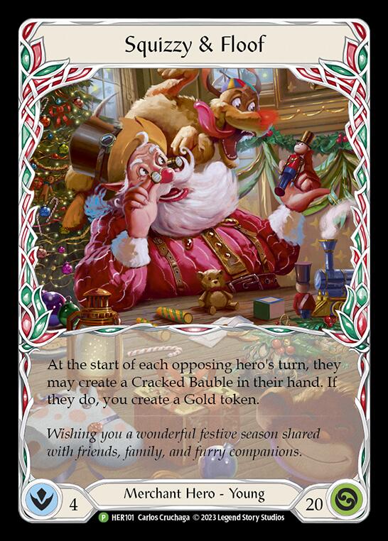 Squizzy & Floof [HER101] (Promo)  Rainbow Foil