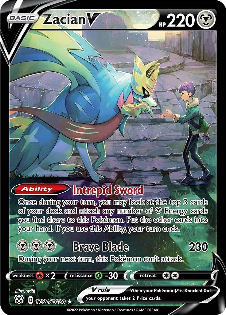 pokemon sword and shield astral radiance rare cards Zacian V (TG21/TG30) [Sword & Shield: Radiance] Spot:L12 holon phantoms pack Listed cards may have Can I cast Jace,