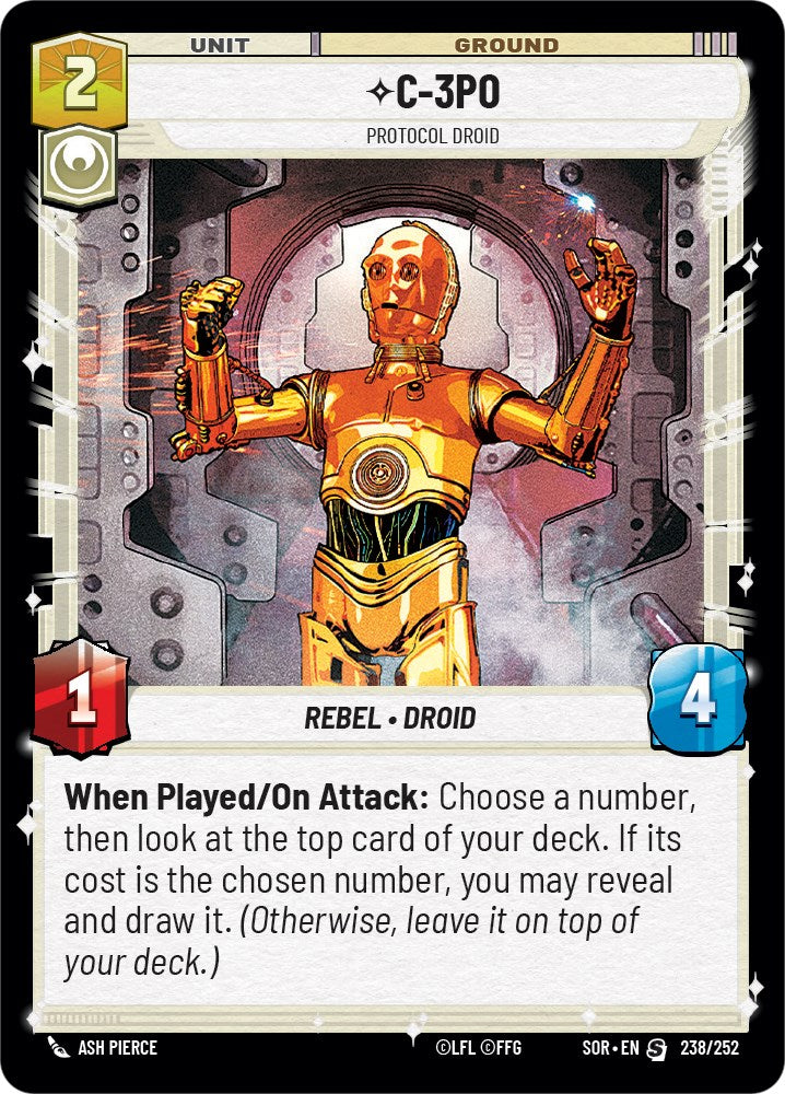C-3PO - Protocol Droid (238/252) [Spark of Rebellion]