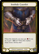 Ironhide Gauntlet (Golden) [FAB150] (Promo)  Cold Foil