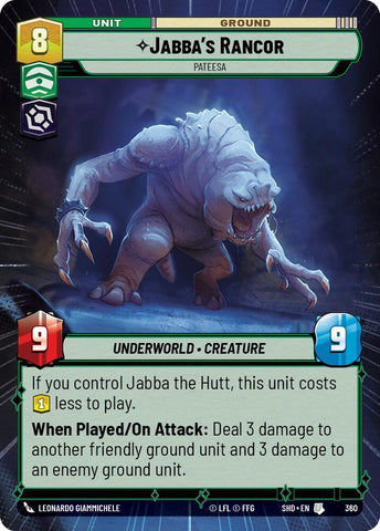 Jabba's Rancor - Pateesa (360) (Hyperspace) (360) [Shadows of the Galaxy]