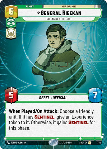 General Rieekan - Defensive Strategist (372) (Hyperspace) (372) [Shadows of the Galaxy]