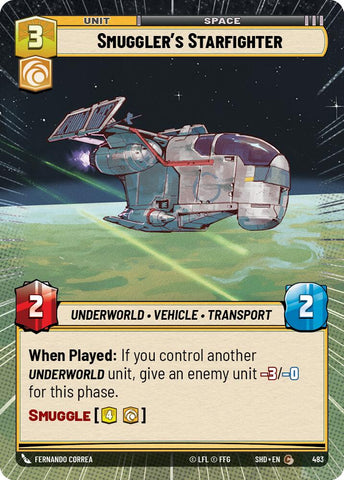 Smuggler's Starfighter (483) (Hyperspace) (483) [Shadows of the Galaxy]