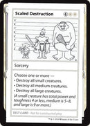 Scaled Destruction (2021 Edition) [Mystery Booster Playtest Cards]