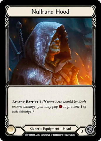 Nullrune Hood [1HD003] (History Pack 1 Dash Blitz Deck)
