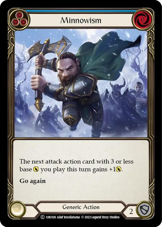 Minnowism (Blue) [1HV026] (Historic Pack 1 Blitz Deck Viserai)