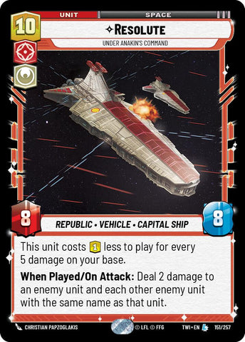 Resolute - Under Anakin's Command (151/257) (151/257) [Twilight of the Republic]