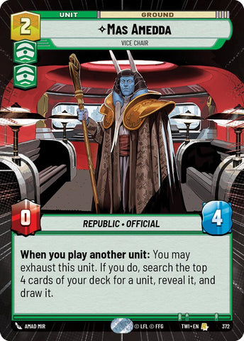 Mas Amedda - Vice Chair (372) (Hyperspace) (372) [Twilight of the Republic]