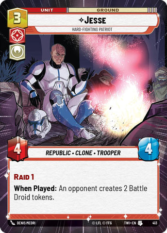 Jesse - Hard-Fighting Patriot (413) (Hyperspace) (413) [Twilight of the Republic]