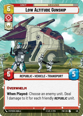 Low Altitude Gunship (416) (Hyperspace) (416) [Twilight of the Republic]
