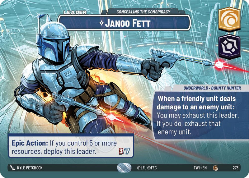 Jango Fett - Concealing the Conspiracy (273) (Showcase) (273) [Twilight of the Republic]