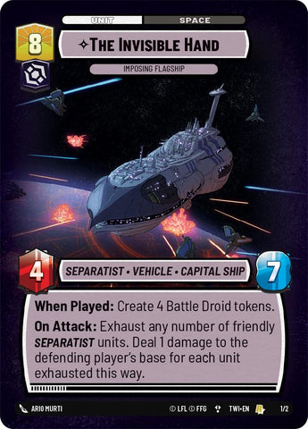 The Invisible Hand - Imposing Flagship (1/2) (Store Showdown) (1/2) [Twilight of the Republic Promos]