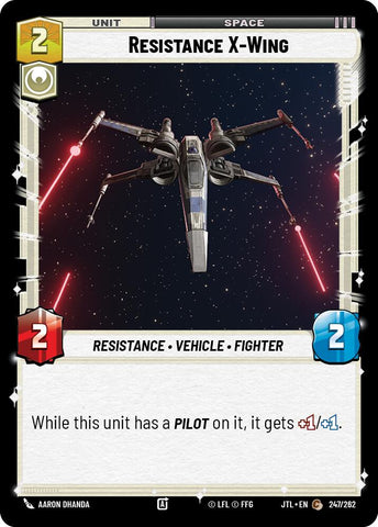 Resistance X-Wing (247/262) (247/262) [Jump to Lightspeed]