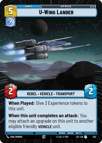 U-Wing Lander (332) (Hyperspace) (332) [Jump to Lightspeed]