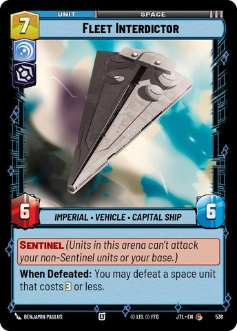 Fleet Interdictor (538) (538) [Jump to Lightspeed]
