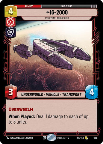 IG-2000 - Assassin's Aggressor (638) (638) [Jump to Lightspeed]