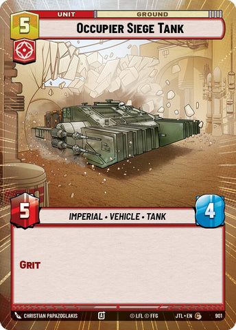 Occupier Siege Tank (901) (Hyperspace Foil) (901) [Jump to Lightspeed]