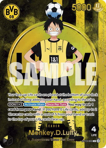 Monkey.D.Luffy (BVB x One Piece Campaign) [One Piece Promotion Cards]