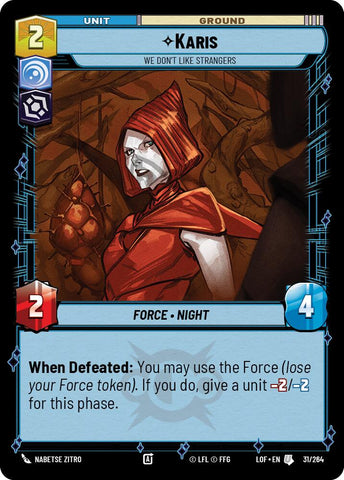 Karis - We Don't Like Strangers (31/264) (31/264) [Legends of the Force]