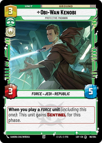 Obi-Wan Kenobi - Protective Padawan (96/264) (96/264) [Legends of the Force]