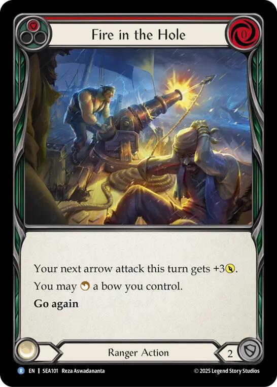 Fire in the Hole [SEA101] (High Seas)  Rainbow Foil