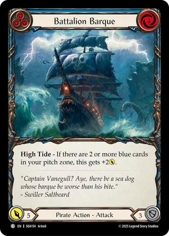 Battalion Barque (Blue) [SEA154] (High Seas)