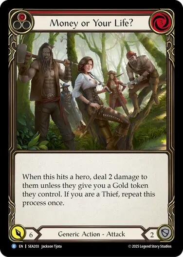 Money or Your Life? (Red) [SEA203] (High Seas)  Rainbow Foil