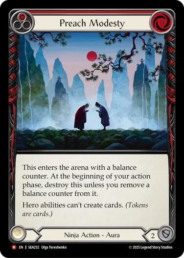 Preach Modesty [SEA252] (High Seas)  Rainbow Foil