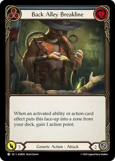 Back Alley Breakline (Blue) [AGB020] (Armory Deck: Gravy Bones)