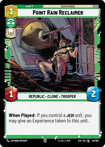 Point Rain Reclaimer (92/264) (92/264) [Legends of the Force]