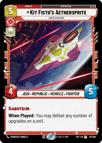 Kit Fisto's Aethersprite - Good Hunting (147/264) (147/264) [Legends of the Force]