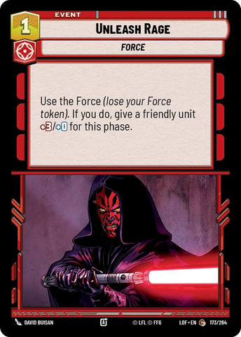 Unleash Rage (173/264) (173/264) [Legends of the Force]