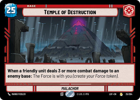 Temple of Destruction (025/264) (025/264) [Legends of the Force]