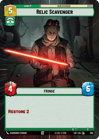 Relic Scavenger (380) (Hyperspace) (380) [Legends of the Force]
