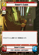 Knight's Saber (415) (Hyperspace) (415) [Legends of the Force]