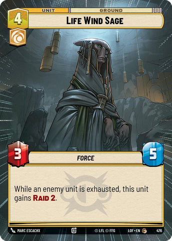 Life Wind Sage (476) (Hyperspace) (476) [Legends of the Force]