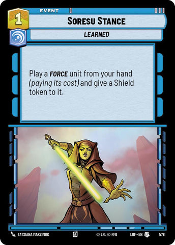 Soresu Stance (578) (Foil) (578) [Legends of the Force]