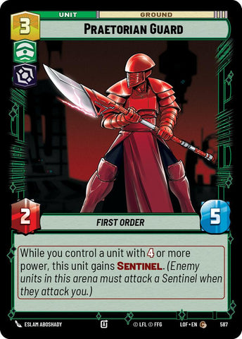 Praetorian Guard (587) (Foil) (587) [Legends of the Force]