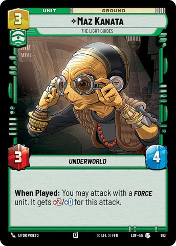 Maz Kanata - The Light Guides (613) (Foil) (613) [Legends of the Force]