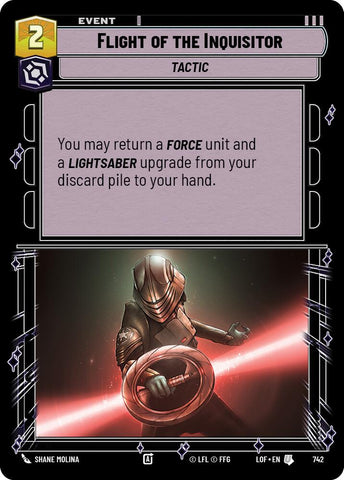 Flight of the Inquisitor (742) (Foil) (742) [Legends of the Force]