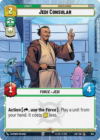 Jedi Consular (834) (Hyperspace Foil) (834) [Legends of the Force]