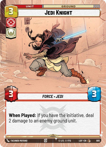 Jedi Knight (885) (Hyperspace Foil) (885) [Legends of the Force]