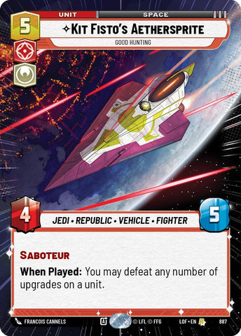 Kit Fisto's Aethersprite - Good Hunting (887) (Hyperspace Foil) (887) [Legends of the Force]
