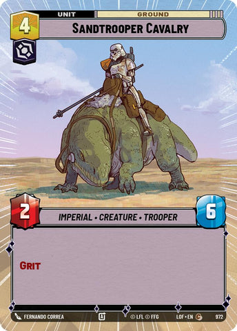 Sandtrooper Cavalry (972) (Hyperspace Foil) (972) [Legends of the Force]