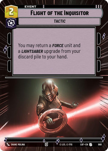 Flight of the Inquisitor (980) (Hyperspace Foil) (980) [Legends of the Force]