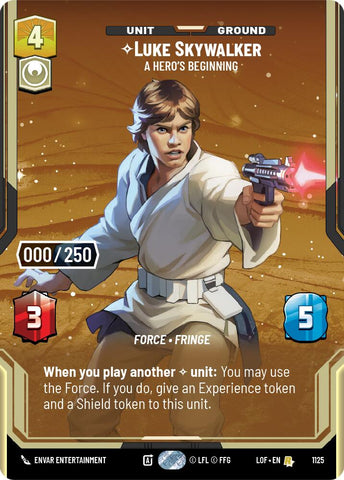 Luke Skywalker - A Hero's Beginning (1125) (Serialized) (1125) [Legends of the Force]