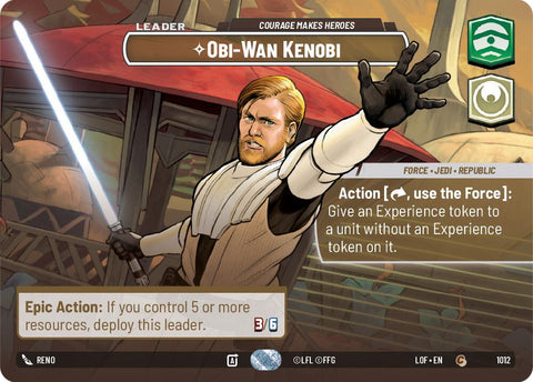 Obi-Wan Kenobi - Courage Makes Heroes (1012) (Showcase) (1012) [Legends of the Force]